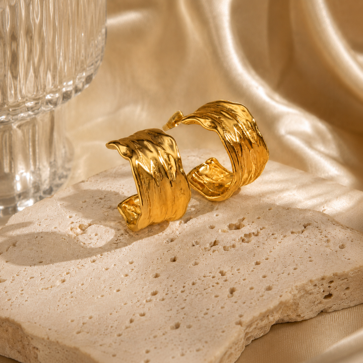 Liquid Gold Hoops